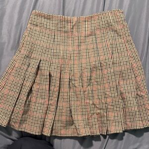 Brandy Melville Pleated Mini Skirt